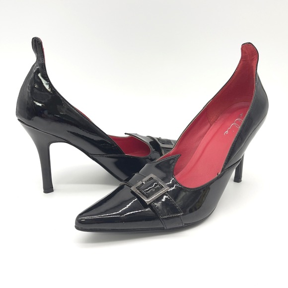 Ellie Womens Witchy Heels Size 9 Gothic Lolita Y2K Fetish Patent Sexy Costume - Picture 1 of 10